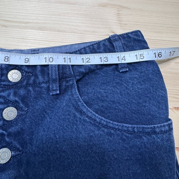 VTG Guess George Marciano Jeans Womens 31 Blue Dark Wash Button Fly High Rise - Picture 9 of 14
